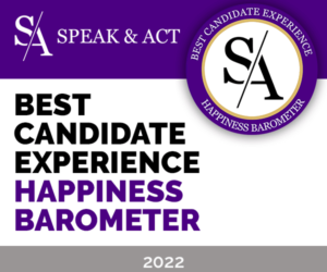Label Best Candidate Experience 2022_Speak & Act