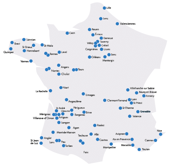 Carte PARTEDIS 2026 Pdm